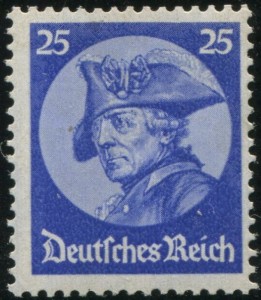 Briefmarke Deutsches Reich, Michel 481, 25 (Pf) Friedrich der Große