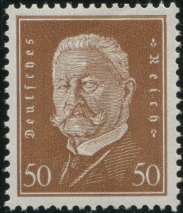 Briefmarke Deutsches Reich, Michel 420, 50 (Pf) Reichspräsidenten I, Paul von Hindenburg